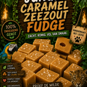 Caramel zeezout fudge